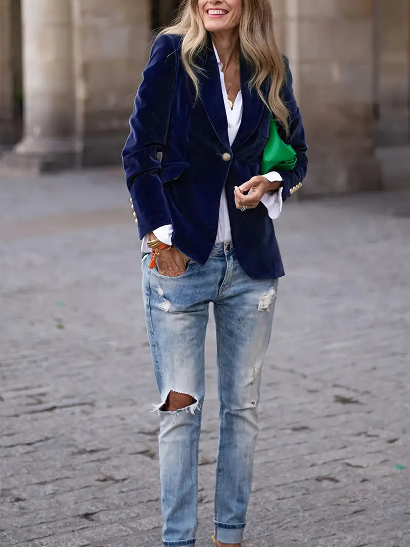 Keet™ | Elegante Blazer van Fluweel