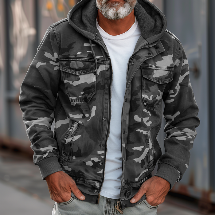 Hugo™ | Stijlvolle Camouflage Jas
