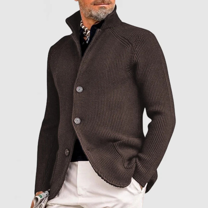 LUCAS – GEBREIDE BUTTON-UP VEST