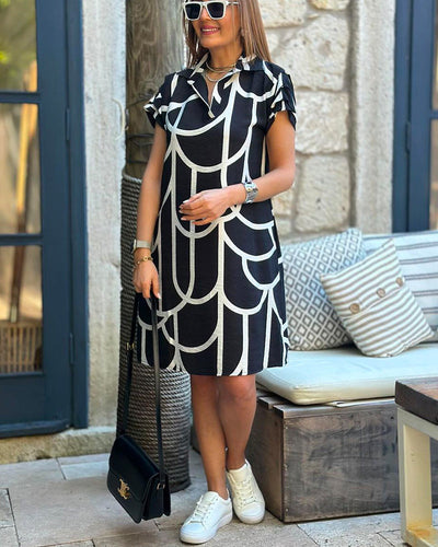 Lisanne™ | Jurk met Korte Mouwen