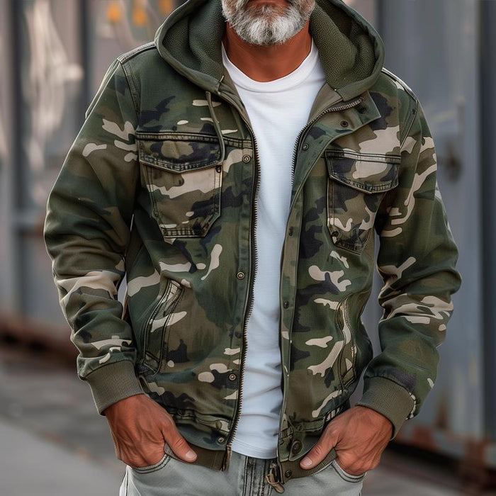 Hugo™ | Stijlvolle Camouflage Jas