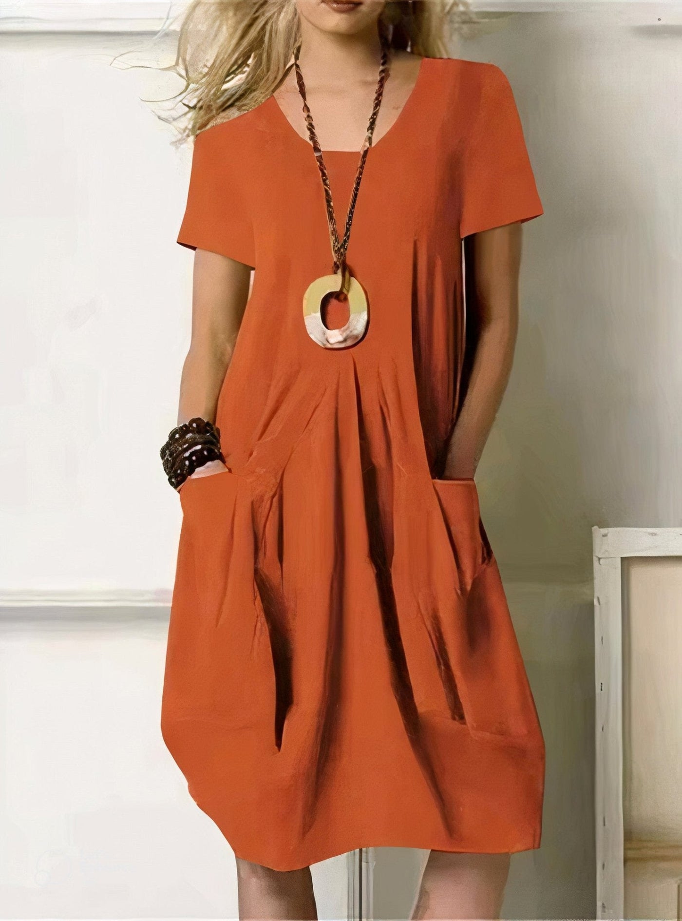 Amalia™ | LOSSE VLOEIENDE CASUAL JURK