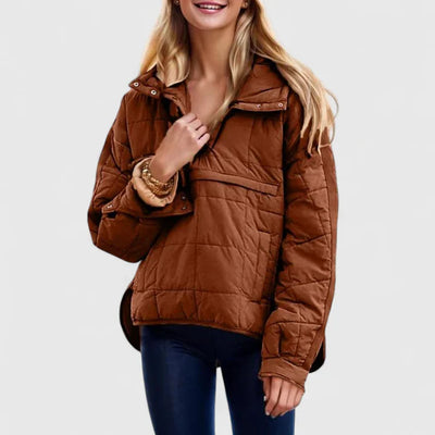 STERRE – GEWATTEERDE PULLOVER JAS