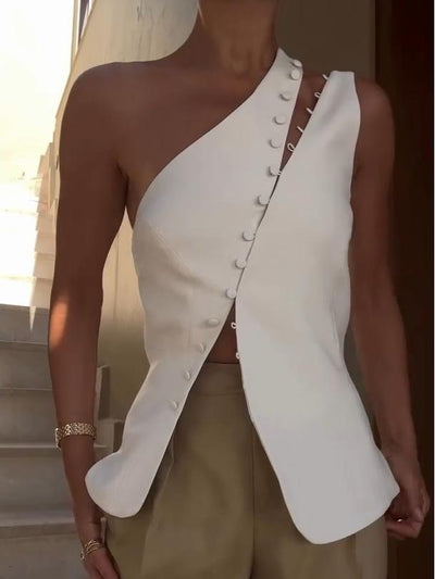 ARIELLE – MODERNE ASYMMETRISCHE ONE-SHOULDER TOP