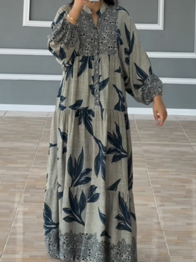 ELENA – BOHEMIAN BLOOM MAXI-JURK