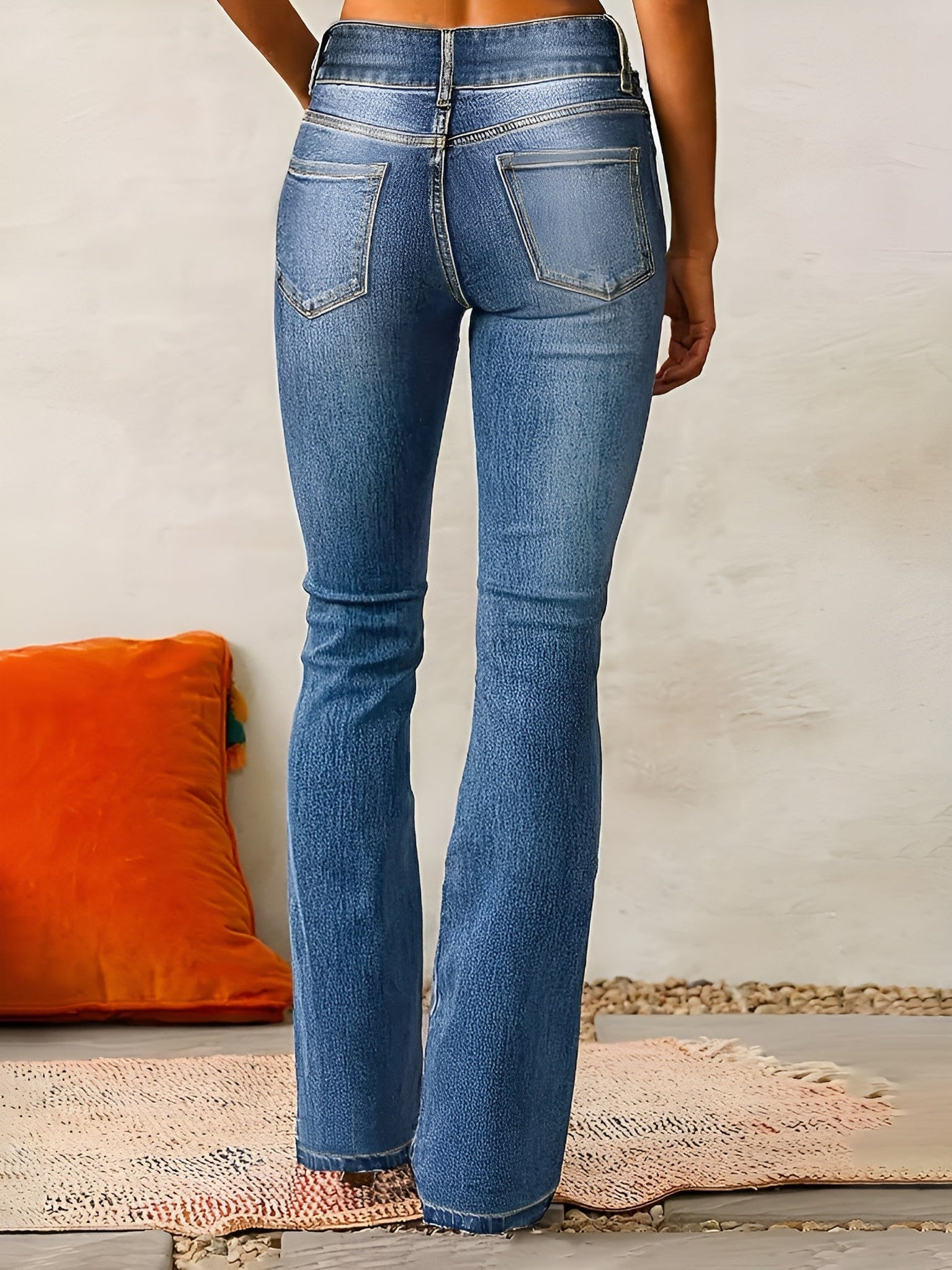 Idil™ | High Waist Flared Jeans met hoge taille