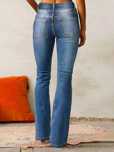 Idil™ | High Waist Flared Jeans met hoge taille