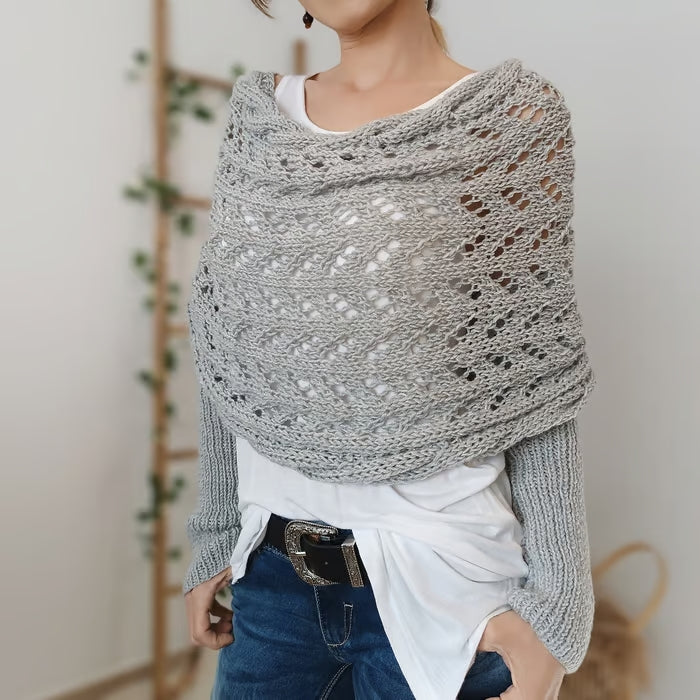 ROSE – ELEGANTE GEBREIDE SHRUG