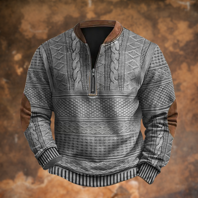 CHRIS – HALF-ZIP GEBREIDE TRUI