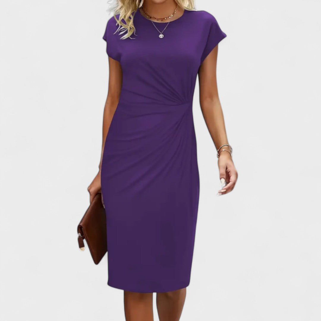 MIRANDA – SLANKE TWIST JURK MET SILHOUET