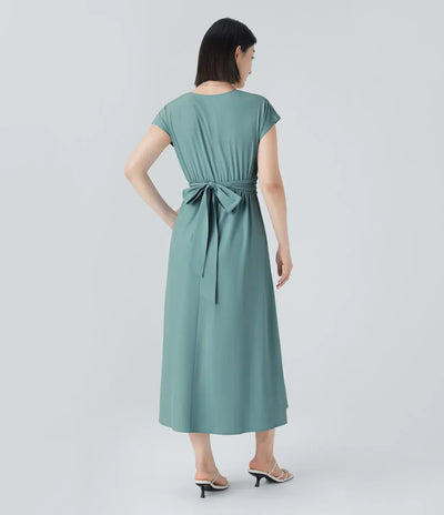 Aimee™ | Maxi jurk met geplooide taille