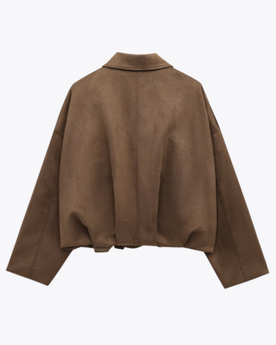 Noraly™ | Suéde Bomberjacket
