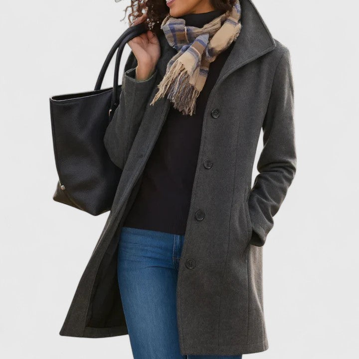 AURORA – TIJDLOZE WOLMIX PEACOAT