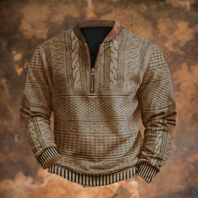 CHRIS – HALF-ZIP GEBREIDE TRUI