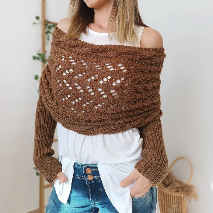 ROSE – ELEGANTE GEBREIDE SHRUG