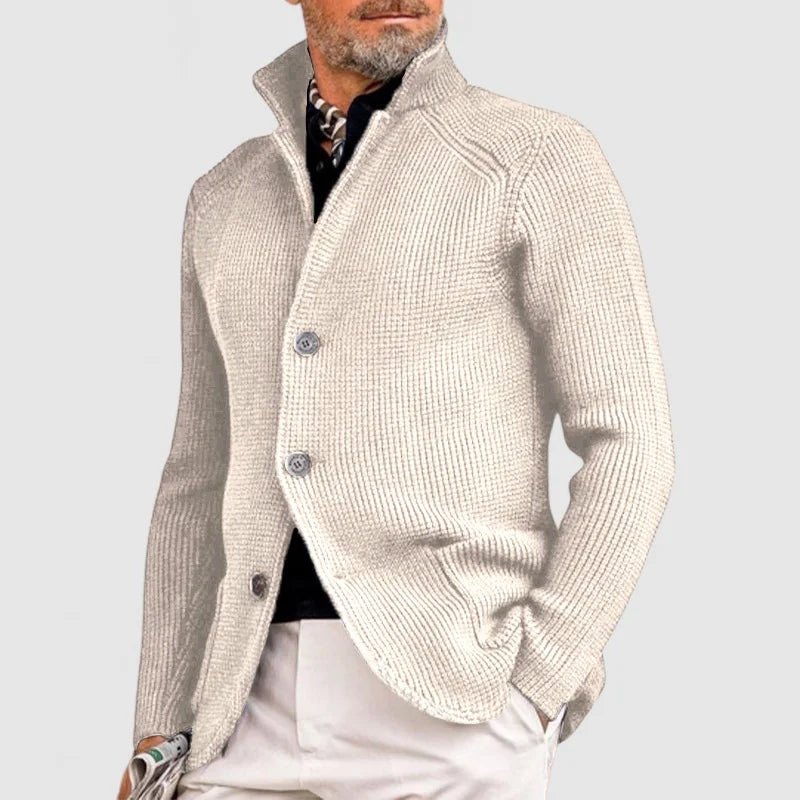 LUCAS – GEBREIDE BUTTON-UP VEST