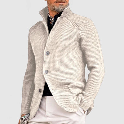 LUCAS – GEBREIDE BUTTON-UP VEST