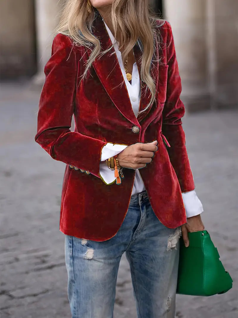 Keet™ | Elegante Blazer van Fluweel