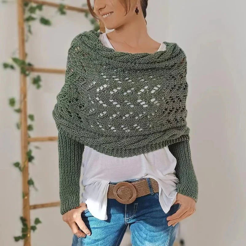 ROSE – ELEGANTE GEBREIDE SHRUG