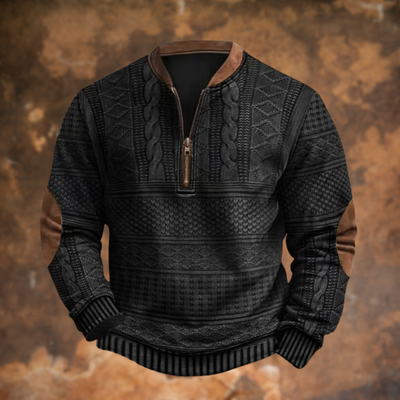 CHRIS – HALF-ZIP GEBREIDE TRUI