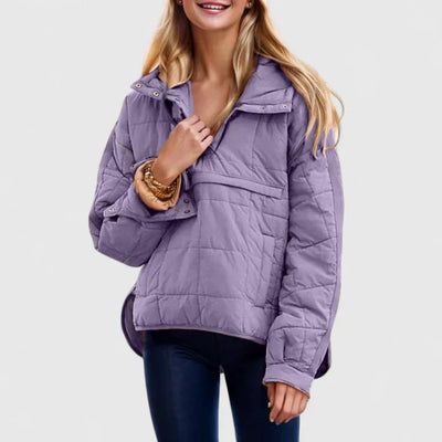 STERRE – GEWATTEERDE PULLOVER JAS