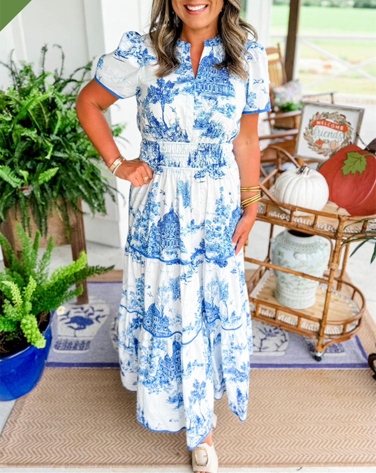 SAVANNAH – TIJDLOZE ELEGANTIE GELAAGDE MAXI JURK