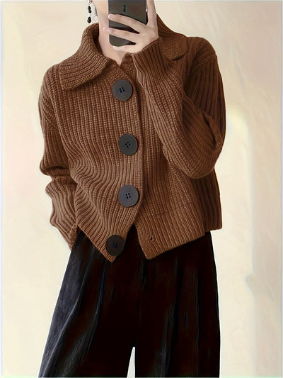 HARPER – CARDIGAN MET STATEMENTKNOPEN