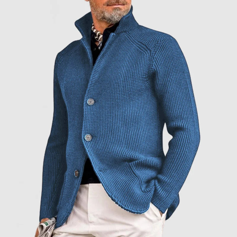 LUCAS – GEBREIDE BUTTON-UP VEST