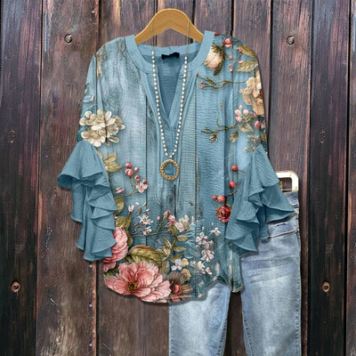 SALLY - BLOEIENDE ELEGANTIE BLOUSE