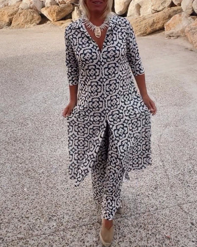 NAOMI – MONOCHROME CHIC TWEEDELIGE SET