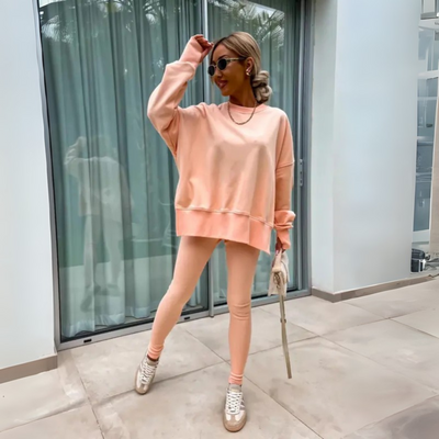 ELARA – RELAXTE SWEATSHIRT & LEGGINGS SET