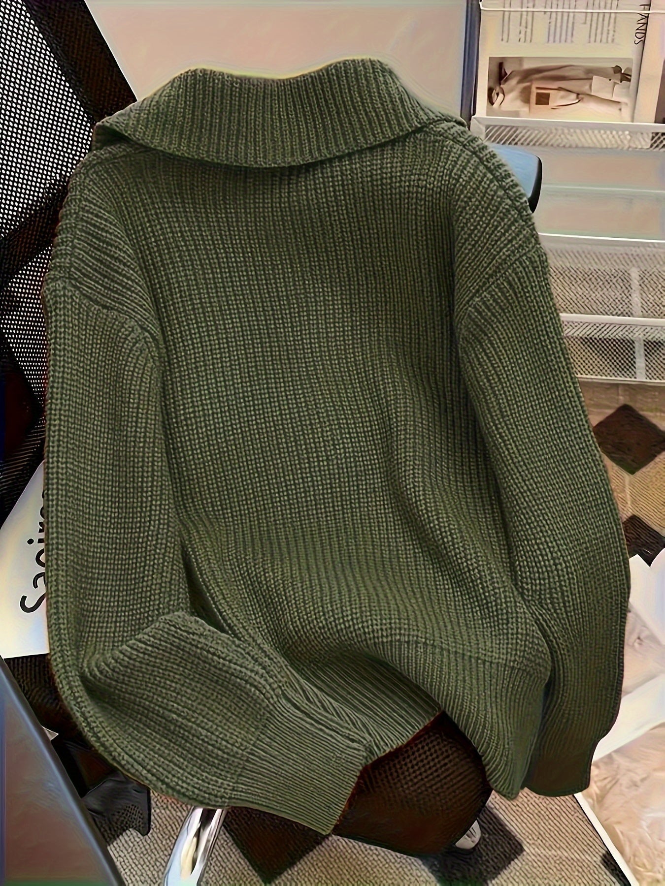 HARPER – CARDIGAN MET STATEMENTKNOPEN
