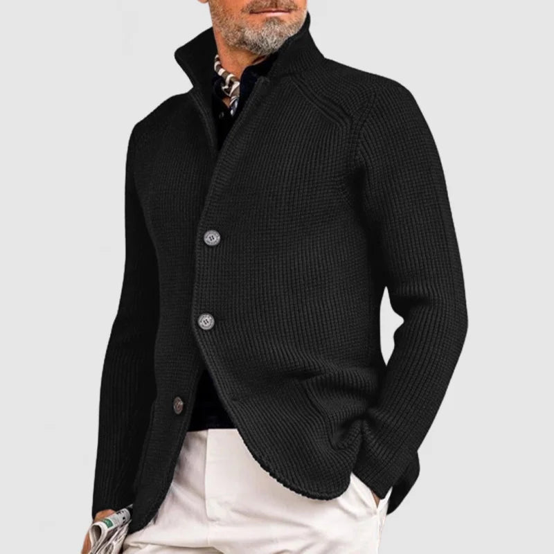 LUCAS – GEBREIDE BUTTON-UP VEST