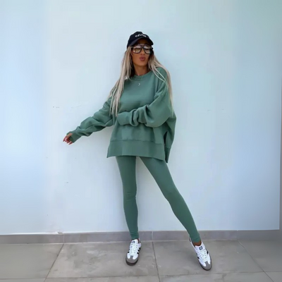 ELARA – RELAXTE SWEATSHIRT & LEGGINGS SET