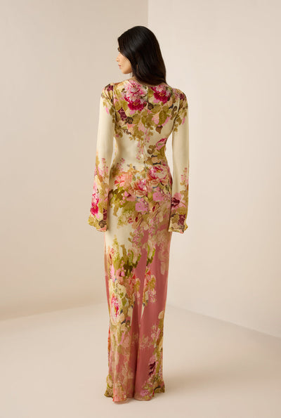 ALINA – ROMANTIC FLORAL GLIDE JURK