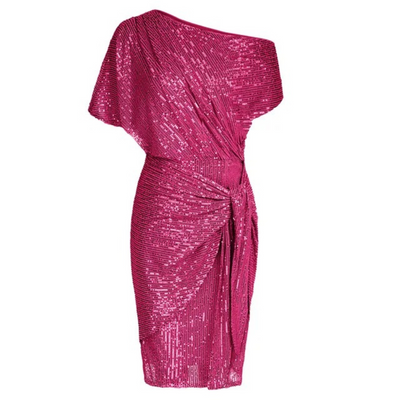 ISABELLA – FEESTJURK MET GLINSTERENDE TWIST