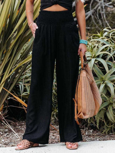 CHIARA – HOGE TAILLE WIJDE BROEK