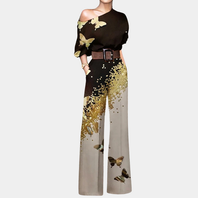 KYLIE – ELEGANTE ONE-SHOULDER JUMPSUIT