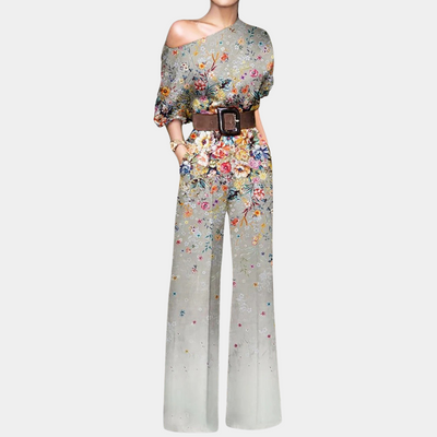 KYLIE – ELEGANTE ONE-SHOULDER JUMPSUIT