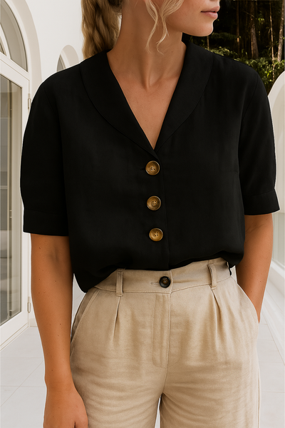 IVY – CHIQUE BLOUSE MET KRAAG