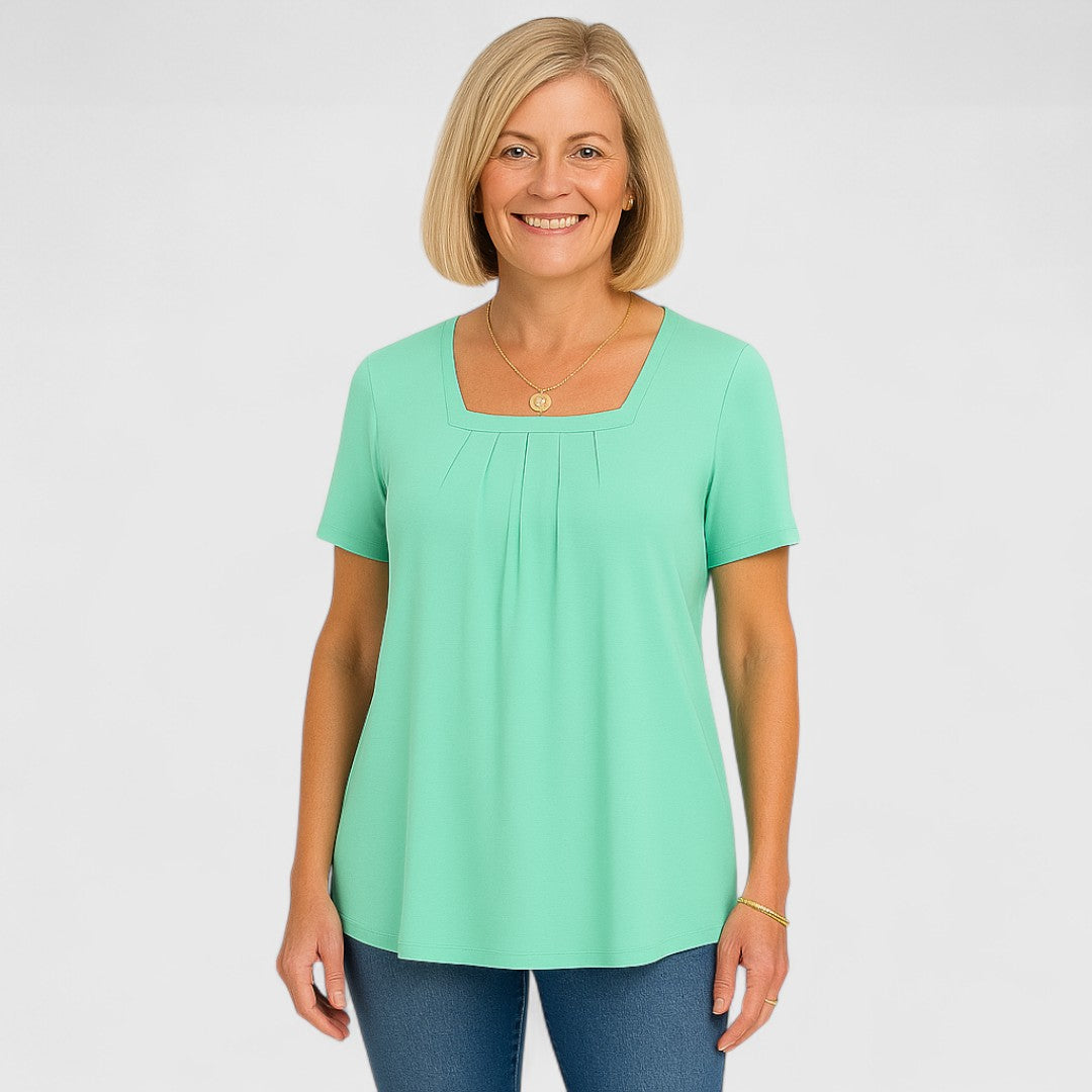 MARIA – MOEITELOZE ELEGANTIE PLOOI BLOUSE