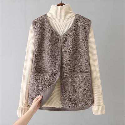FABIENNE – GEZELLIG BUTTON-UP VEST