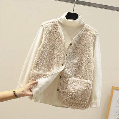 FABIENNE – GEZELLIG BUTTON-UP VEST