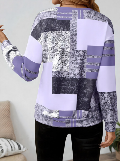 SANDRA – MODERNE ZIP-UP BLOUSE