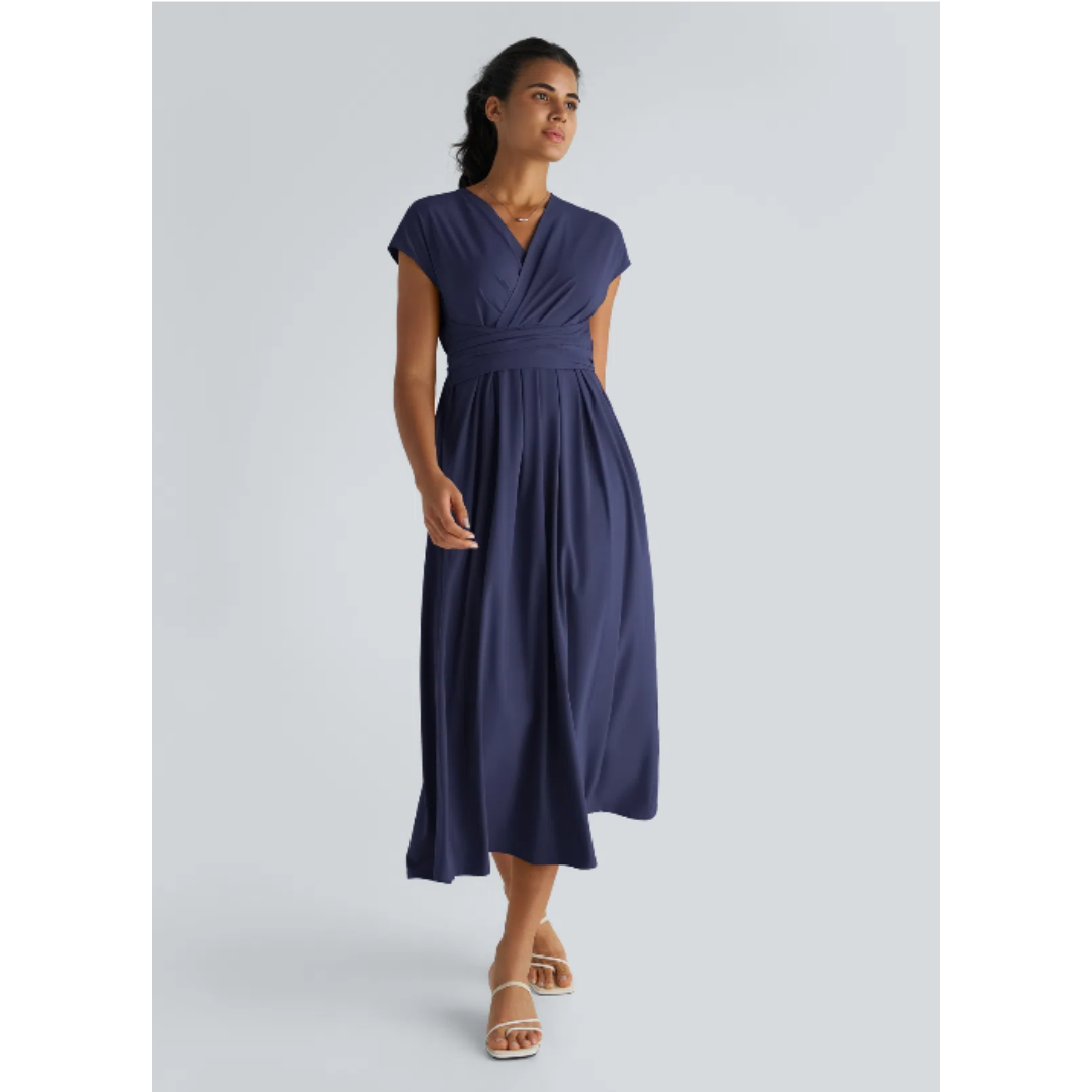 Aimee™ | Maxi jurk met geplooide taille