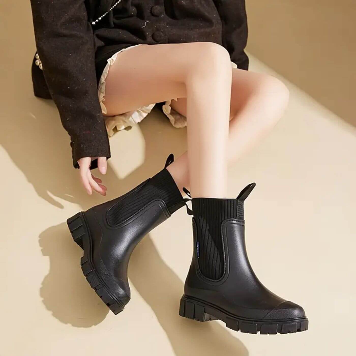 PIA – KLASSIEKE CHUNKY CHELSEA-LAARZEN
