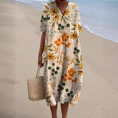 Elif™ | Jurk met Bloemenprint