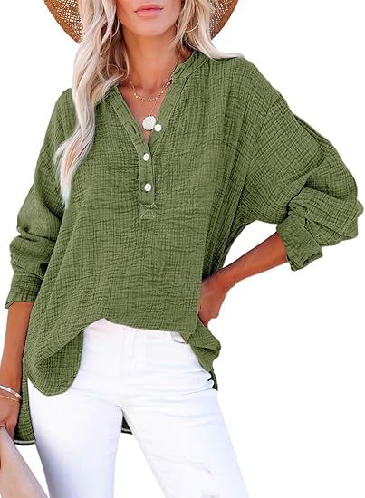 ODETTE – ONTSPANNEN ELEGANTIE BLOUSE MET KNOPEN