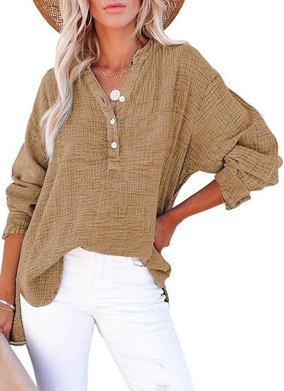 ODETTE – ONTSPANNEN ELEGANTIE BLOUSE MET KNOPEN
