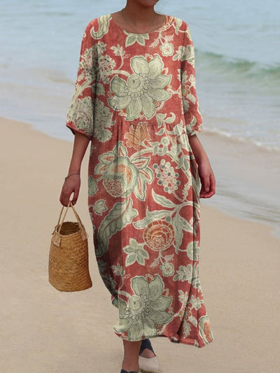 DELILAH – LICHTE BLOEMEN MAXI JURK